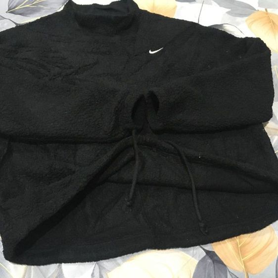 Nike Therma-FIT Sherpa Fleece เสื้อกันหนาวคอเต่า สีดำ มือสอง ของแท้ ไซส์ L รูปที่ 4