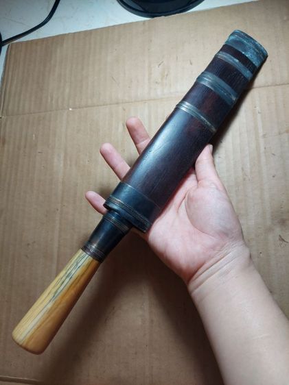 เครื่องรางมีดหมอหลวงพ่อกวยวัดโฆสิตารามใบ 9 นิ้วยาวรวม 15นิ้วครึ่ง รูปที่ 13