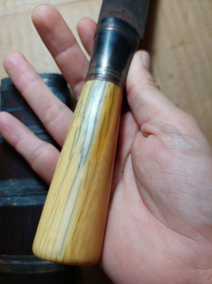 เครื่องรางมีดหมอหลวงพ่อกวยวัดโฆสิตารามใบ 9 นิ้วยาวรวม 15นิ้วครึ่ง รูปที่ 11