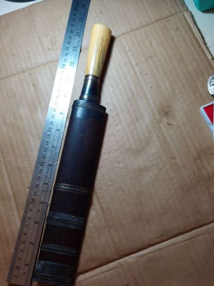 เครื่องรางมีดหมอหลวงพ่อกวยวัดโฆสิตารามใบ 9 นิ้วยาวรวม 15นิ้วครึ่ง รูปที่ 12