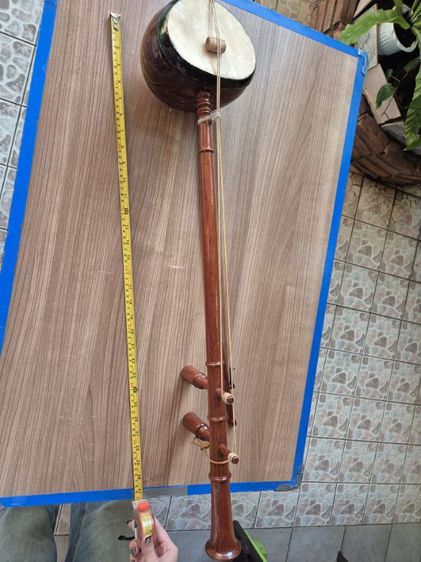 ซออู้ไม้ประดู่เก่าสลักลายหนุมาน รูปที่ 5