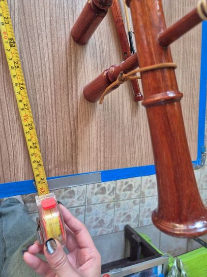 ซออู้ไม้ประดู่เก่าสลักลายหนุมาน รูปที่ 6