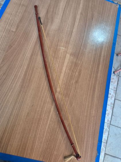 ซออู้ไม้ประดู่เก่าสลักลายหนุมาน รูปที่ 4