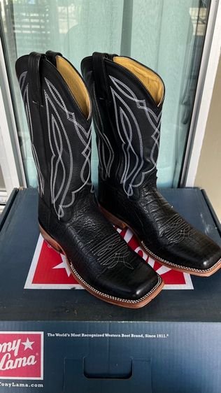 ดำ รองเท้าบู๊ท UK 10 | EU 44 2/3 | US 10.5 รองเท้า Tony Lama Boots มือสอง
