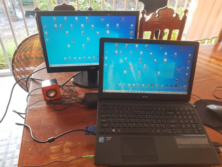 อื่นๆ ไม่ใช่ 16 กิกะไบต์ อื่นๆ HDMI i7 ram12 intel CPU Note Bool ยี่ห้อ ACER คีบอดใหญ่จอแจ่มตำหนิแบตเสื่อม