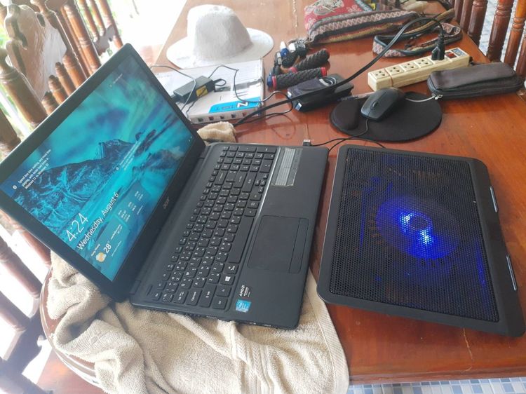 i7 ram12 intel CPU Note Bool ยี่ห้อ ACER คีบอดใหญ่จอแจ่มตำหนิแบตเสื่อม รูปที่ 8