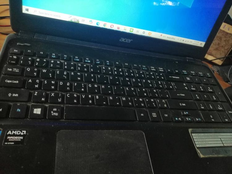 i7 ram12 intel CPU Note Bool ยี่ห้อ ACER คีบอดใหญ่จอแจ่มตำหนิแบตเสื่อม รูปที่ 4