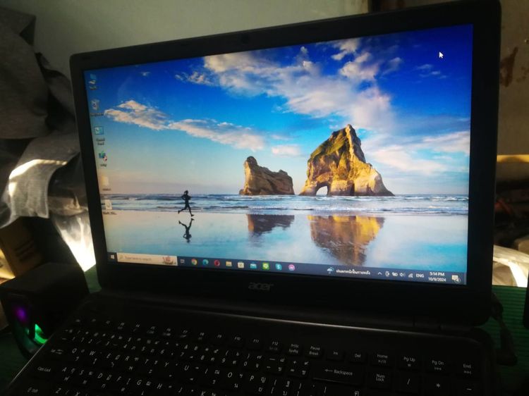 i7 ram12 intel CPU Note Bool ยี่ห้อ ACER คีบอดใหญ่จอแจ่มตำหนิแบตเสื่อม รูปที่ 11