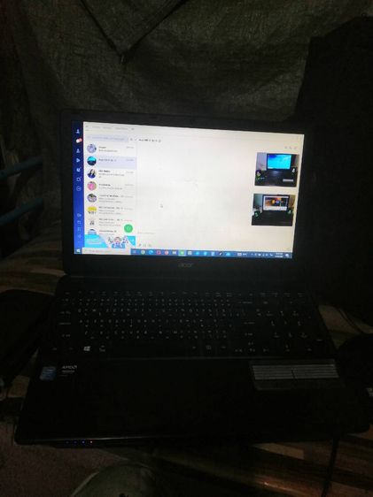 i7 ram12 intel CPU Note Bool ยี่ห้อ ACER คีบอดใหญ่จอแจ่มตำหนิแบตเสื่อม รูปที่ 9