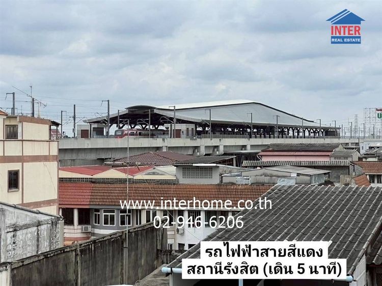 อาคารพาณิชย์ 5 ชั้น 4 คูหา 64 ตร.ว. อาคารพาณิชย์ ใกล้ Major cineplex ถนนพหลโยธิน ถนนรังสิต-ปทุมธานี ธัญบุรี ปทุมธานี รูปที่ 2