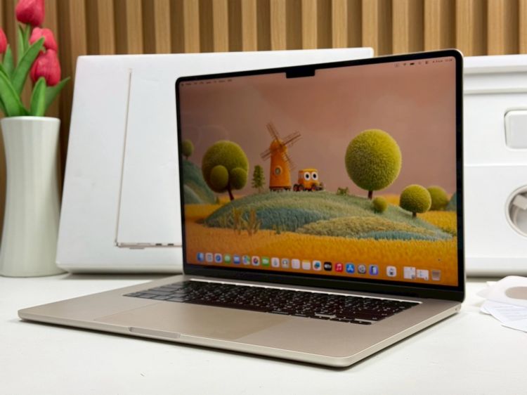 MacBook Air 15-inch M2 2023 Ram8GB SSD256GB Starlight  รูปที่ 2