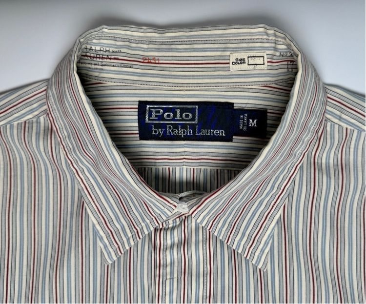 ⚠️แบบสวยหายาก‼️เสื้อเชิ้ต POLO RALPH LAUREN ของแท้  รูปที่ 7