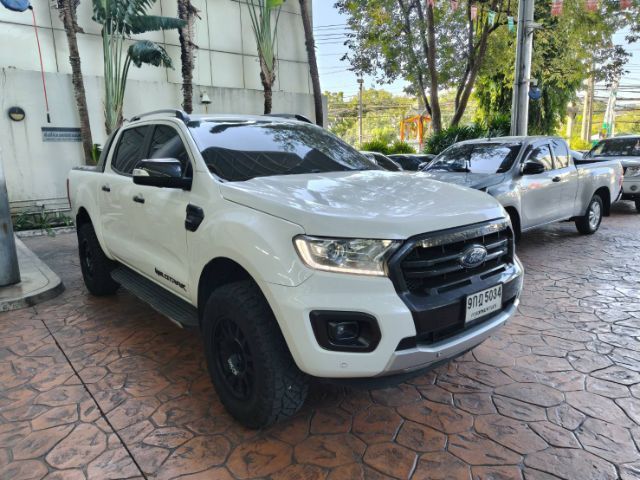 Ford Ranger 2019 2.0 Turbo Hi-Rider Wildtrak Pickup ดีเซล ไม่ติดแก๊ส เกียร์อัตโนมัติ ขาว รูปที่ 3