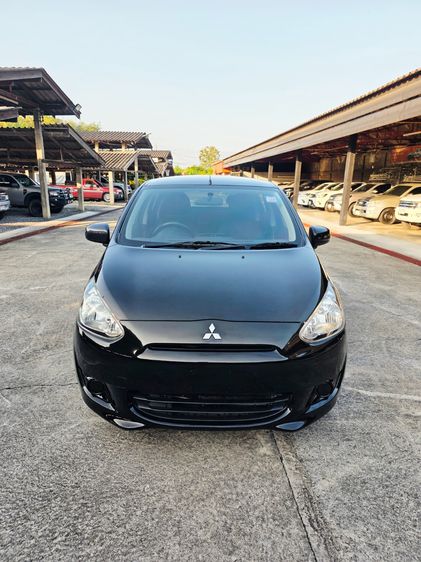Mitsubishi Mirage 2013 1.2 GLS Sedan เบนซิน ไม่ติดแก๊ส เกียร์อัตโนมัติ ดำ รูปที่ 3