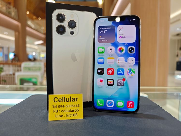 iPhone 13 Pro 128GB Batt96 สภาพสวยมาก เครื่องไทย ครบกล่อง รูปที่ 2