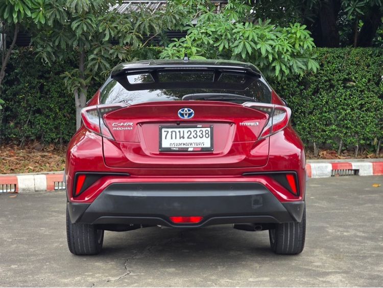 Toyota C-HR 2018 1.8 Hybrid Hi Sedan ไฮบริด ไม่ติดแก๊ส เกียร์อัตโนมัติ แดง รูปที่ 4