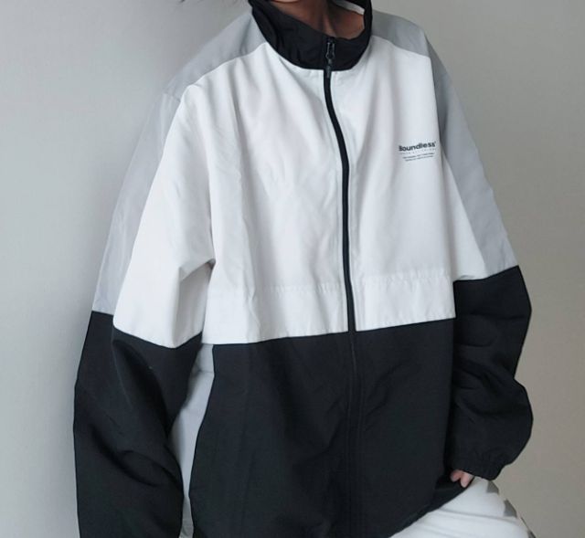เสื้อแจ็คเก็ต SPAO 'Boundless' Color Block Jacket สีคุมโทน สไตล์เกาหลี 🇰🇷 รูปที่ 14
