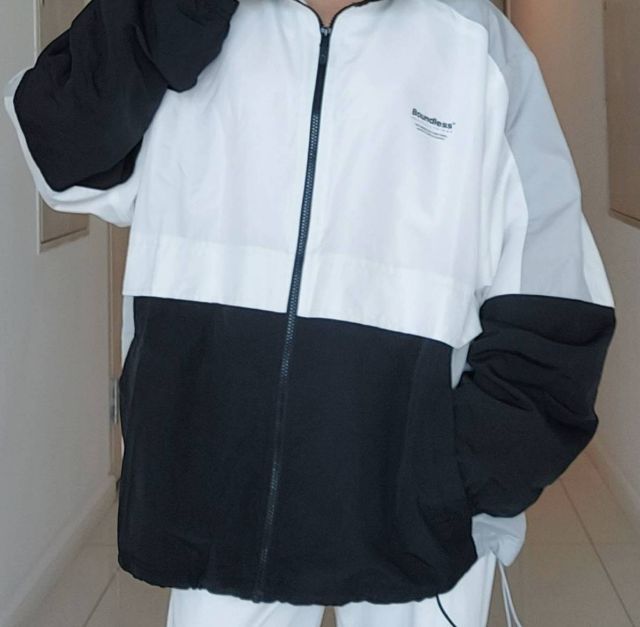 เสื้อแจ็คเก็ต SPAO 'Boundless' Color Block Jacket สีคุมโทน สไตล์เกาหลี 🇰🇷 รูปที่ 2