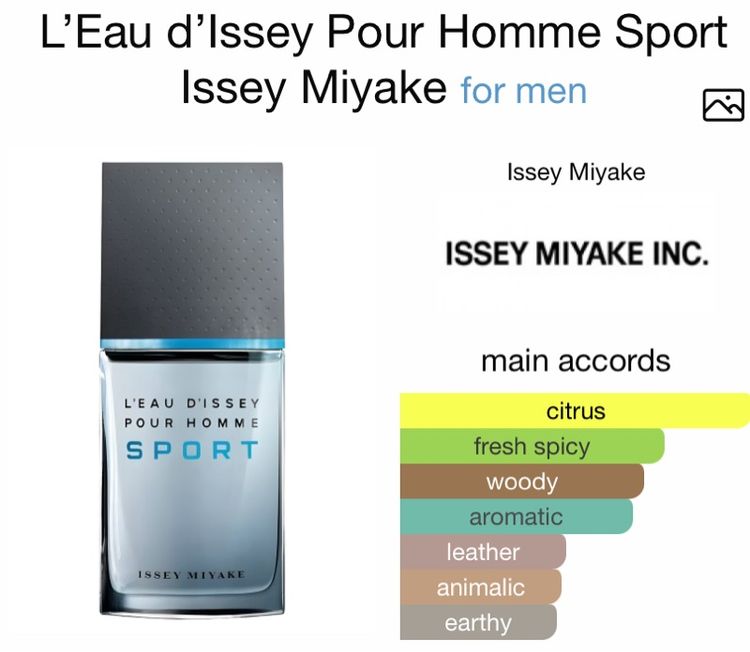 น้ำหอมแท้ 💯  Issey Miyake L'Eau D'Issey Pour Homme Sport EDT 50 ml (No Box) รูปที่ 2