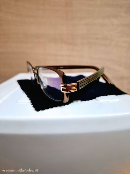🔥 แว่นตา Fendi วินเทจ สีบรอนซ์ ลายโมโนแกรม รุ่น F944 👓❕️🔥🔥 รูปที่ 4