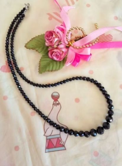 สร้อยคอนิลแท้ ยาว19นิ้ว ไม่มีตำหนิ  ซื้อในห้างราคา4500 เราไม่ขาย ขอคนที่ชอบจริงๆราคาต่อรองกันได้เลยค่ะ รูปที่ 4