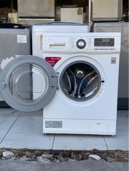 เครื่องซักผ้าแอลจีฝาหน้าขนาดแปดกิโลราคา 3990 บาทรับประกันหลังการขายสนใจโทร 0991461547 ค่ะ รูปที่ 6