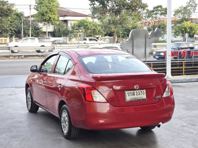 Nissan Almera 2013 1.2 E Sedan เบนซิน ไม่ติดแก๊ส เกียร์อัตโนมัติ แดง รูปที่ 4