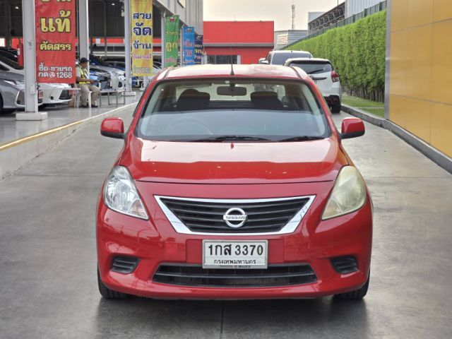 Nissan Almera 2013 1.2 E Sedan เบนซิน ไม่ติดแก๊ส เกียร์อัตโนมัติ แดง รูปที่ 3