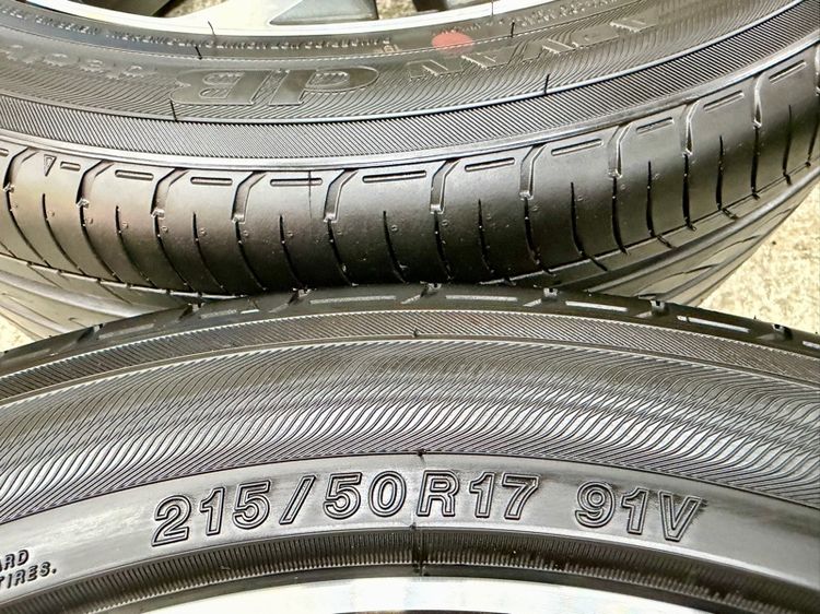 ล้อแม็ก HONDA CIVIC ขอบ 17” ถอดป้ายแดง ยาง YOKOHAMA 215-50R17 ปี 25 ตุ่มหน้ายางยังอยู่ครบ รูปที่ 12