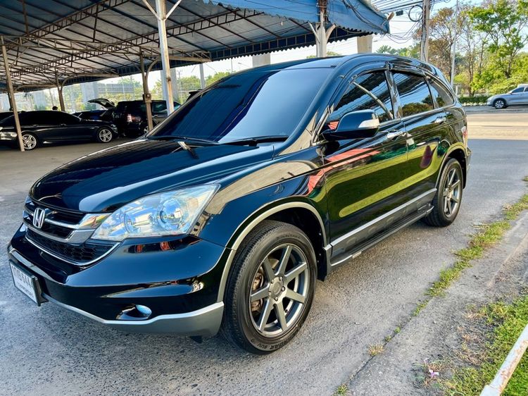 Honda CR-V 2012 2.0 E 4WD Sedan เบนซิน ไม่ติดแก๊ส เกียร์อัตโนมัติ ดำ รูปที่ 3