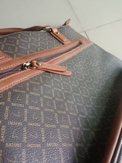  กระเป๋าSatchi สีน้ำตาล - ลวดลายเรขาคณิต  รูปที่ 10
