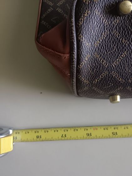  กระเป๋าSatchi สีน้ำตาล - ลวดลายเรขาคณิต  รูปที่ 9