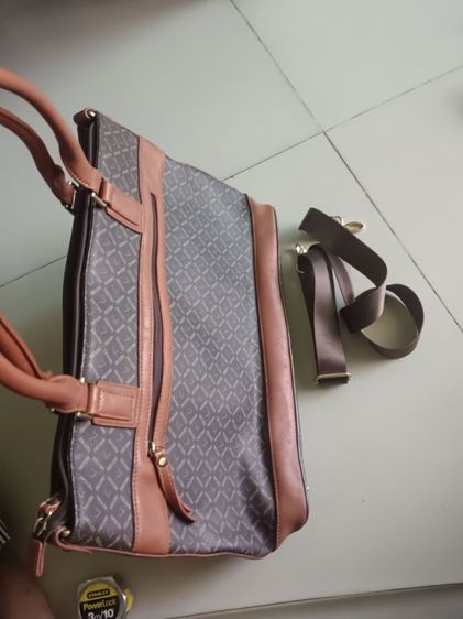  กระเป๋าSatchi สีน้ำตาล - ลวดลายเรขาคณิต  รูปที่ 2