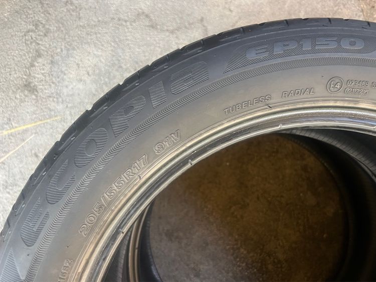 ยาง Bridgestone Ep150 205 55 17 ปี22 คู่ 1200 บาท รูปที่ 6