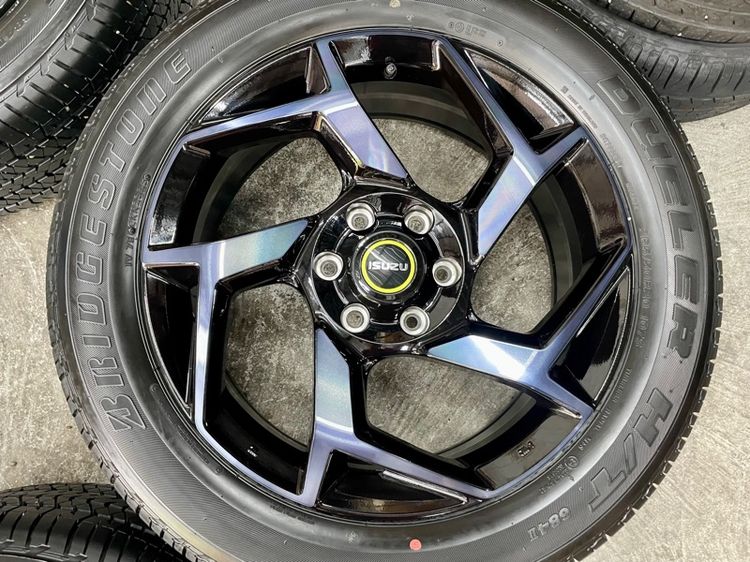 ล้อแม็ก ISUZU MU-X RS ขอบ 20” น้องป้ายแดง ยาง BRIDGESTONE 265-50R20 ปี 25 ตุ่มหน้ายางยังเห็นอยู่จางๆ รูปที่ 6
