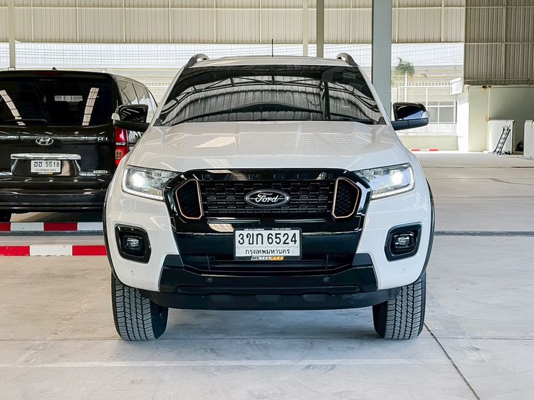 Ford Ranger 2022 2.0 Hi-Rider Wildtrak Pickup ดีเซล ไม่ติดแก๊ส เกียร์อัตโนมัติ ขาว รูปที่ 2