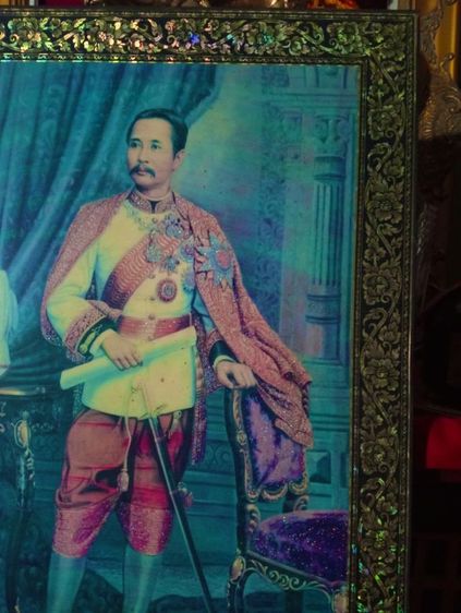 พระบรมฉายาลักษณ์รัชกาลที่ 5 ขนาดใหญ่สภาพเยี่ยม รูปที่ 11