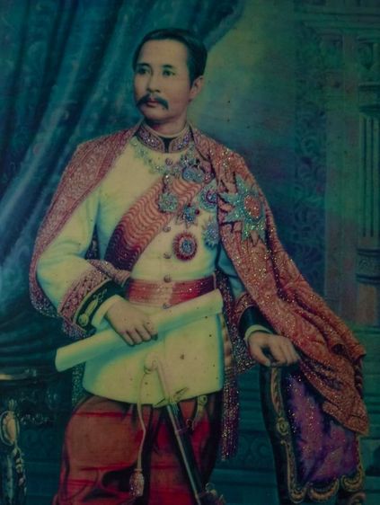 พระบรมฉายาลักษณ์รัชกาลที่ 5 ขนาดใหญ่สภาพเยี่ยม รูปที่ 2