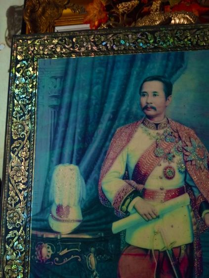 พระบรมฉายาลักษณ์รัชกาลที่ 5 ขนาดใหญ่สภาพเยี่ยม รูปที่ 4