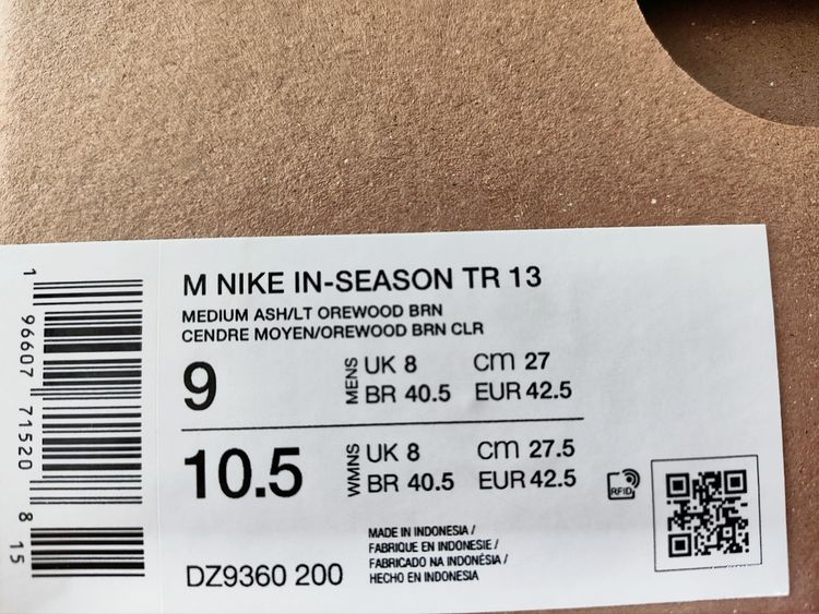 ของใหม่ Nike สีดำ ของแท้พร้อมกล่อง รูปที่ 6