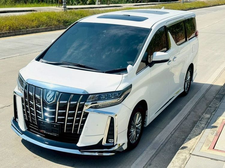 Toyota Alphard 2022 2.5 Utility-car เบนซิน ไม่ติดแก๊ส เกียร์อัตโนมัติ ขาว