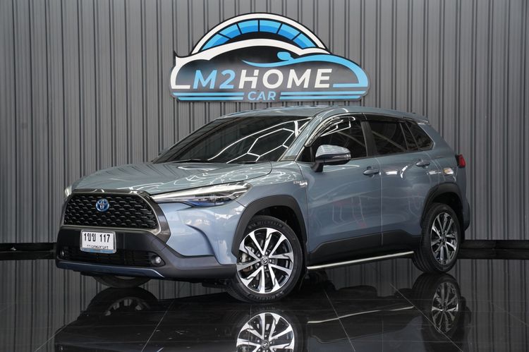 รถ Toyota Corolla Cross 1.8 Hybrid Premium สี เทา
