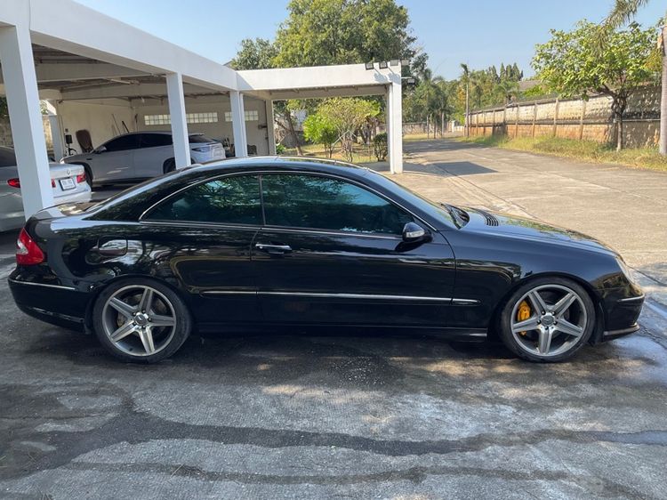 Mercedes-Benz CLK-Class 2005 CLK240 Sedan เบนซิน ไม่ติดแก๊ส เกียร์อัตโนมัติ ดำ รูปที่ 4