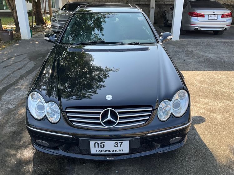 Mercedes-Benz CLK-Class 2005 CLK240 Sedan เบนซิน ไม่ติดแก๊ส เกียร์อัตโนมัติ ดำ รูปที่ 2