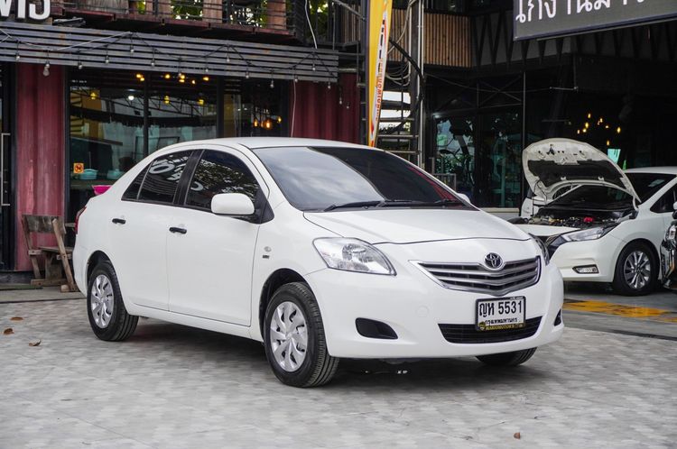 Toyota Vios 2012 1.5 J Sedan เบนซิน ไม่ติดแก๊ส เกียร์อัตโนมัติ ขาว รูปที่ 3