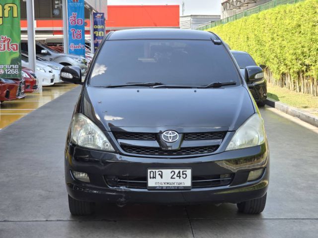 Toyota Innova 2008 2.0 G Sedan เบนซิน ไม่ติดแก๊ส เกียร์อัตโนมัติ ดำ รูปที่ 2