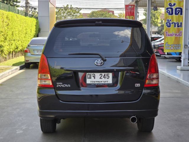 Toyota Innova 2008 2.0 G Sedan เบนซิน ไม่ติดแก๊ส เกียร์อัตโนมัติ ดำ รูปที่ 4