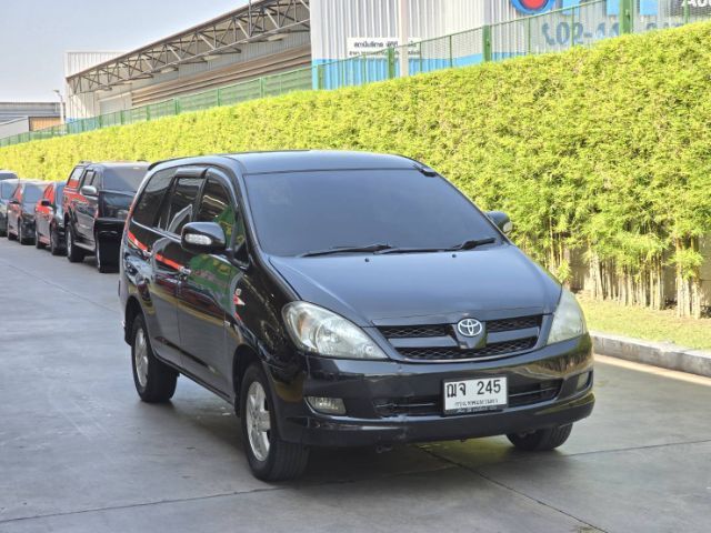 Toyota Innova 2008 2.0 G Sedan เบนซิน ไม่ติดแก๊ส เกียร์อัตโนมัติ ดำ รูปที่ 3