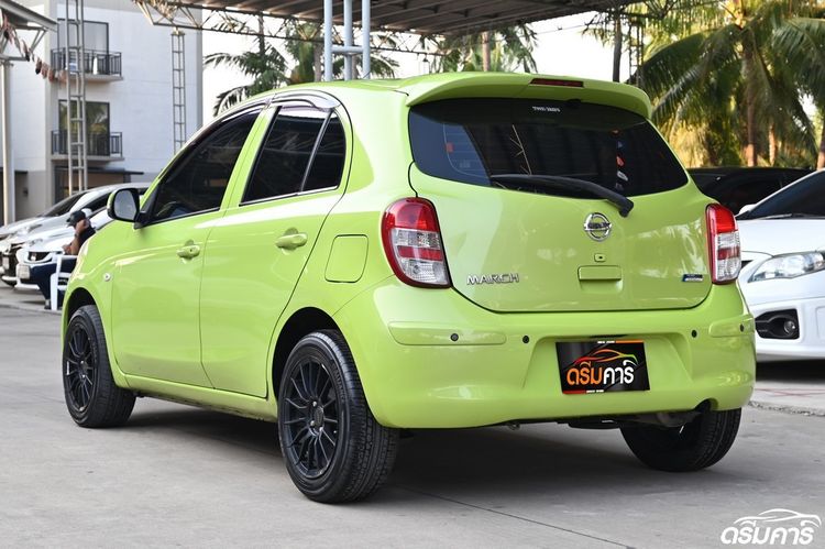 Nissan March 2012 1.2 EL Sedan เบนซิน ไม่ติดแก๊ส เกียร์อัตโนมัติ เขียว รูปที่ 3