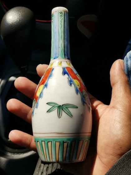 แจกันกระเบื้องเก่า​ญี่ปุ่น​ รูปที่ 2